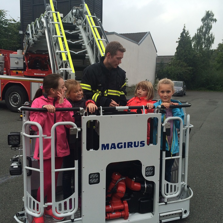 Zu Besuch bei der Feuerwehr